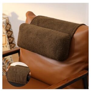 Brown Fleece Armrest Cover
